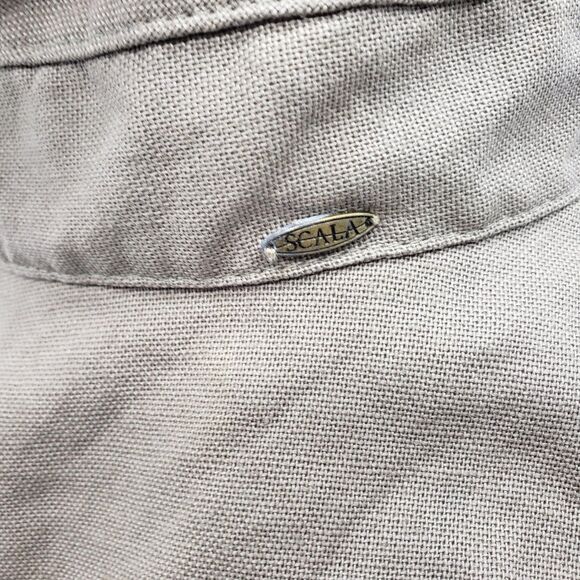 Scala Collezione Hat Bucket Womens One Size Khaki Packable Sun Brim Drawstring - Picture 2 of 7